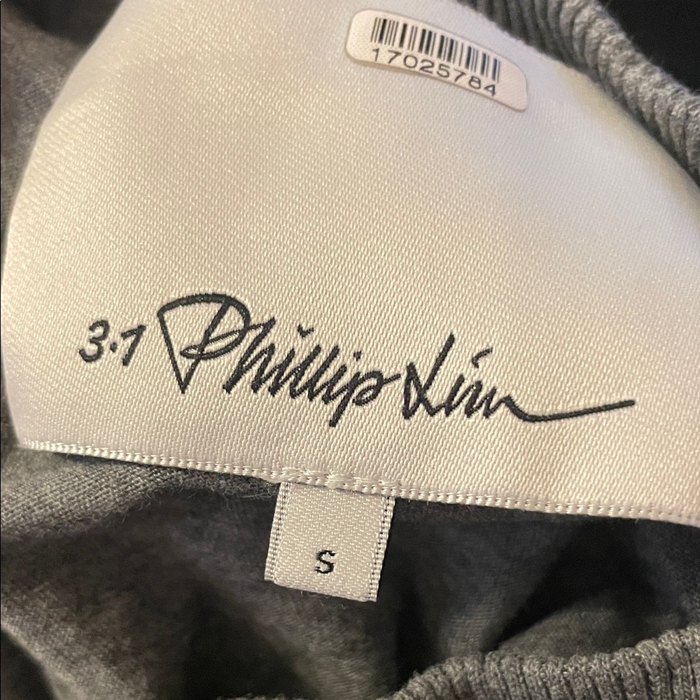 3.1 Phillip Lim Long Sleeve Draped Knit Dress, S - Picture 11 of 11